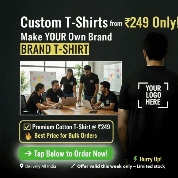 Soft & Premium  Cotton Custom T-Shirts