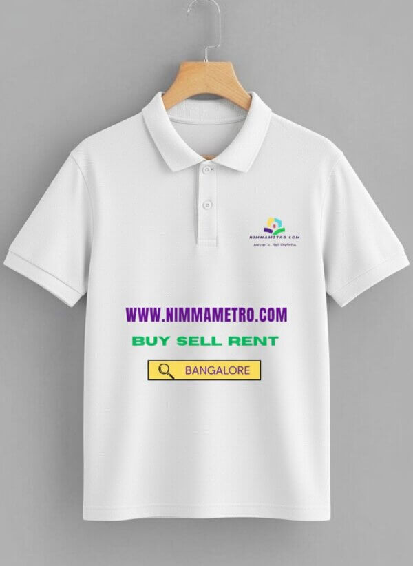 White polo t-shirt customize design
